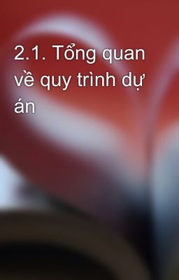 2.1. Tổng quan về quy trình dự án