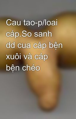 Cau tao-p/loai cáp.So sanh dd cua cáp bện xuôi và cáp bện chéo