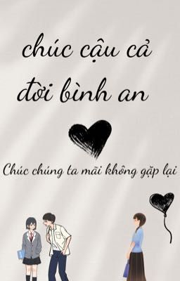 Chúc cậu cả đời bình an , chúc chúng ta mãi không gặp lại 