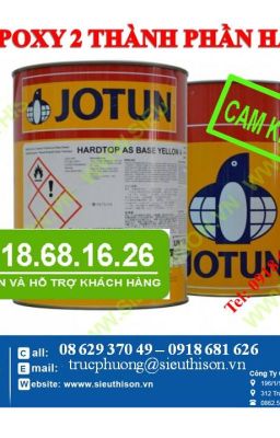 ĐẠI LÝ BÁN SƠN EPOXY JOTUN HARDTOP AX MÀU TRẮNG GIÁ RẺ NHẤT TOÀN QUỐC
