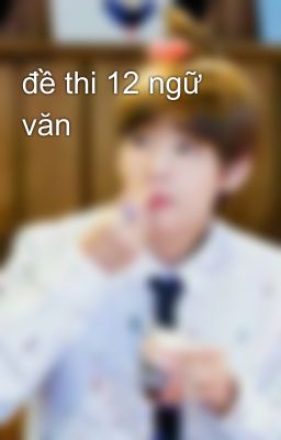 đề thi 12 ngữ văn