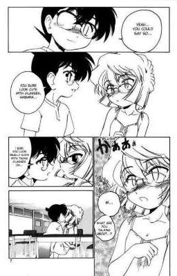 fanart conan x haibara