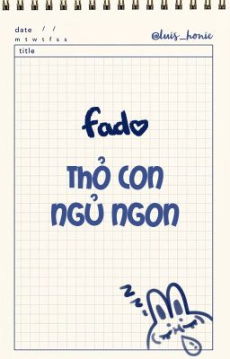 Faran | Thỏ Con Ngủ Ngon