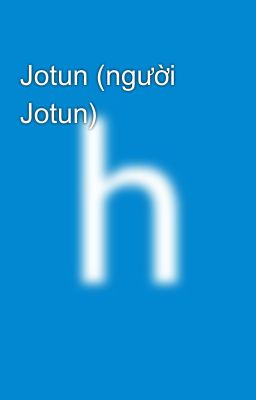 Jotun (người Jotun)