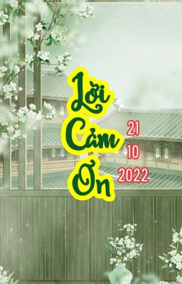 LỜI CẢM ƠN - 21.10.2022