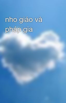 nho giáo và pháp gia