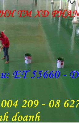 Sơn EPOXY KCC tự đổ, tự tràn dày 1ly,2ly,3ly giá rẻ nhất 0919 004 209 nhiên