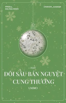 [ 𐙚 9901 ; 20:00 | đôi sầu bán nguyệt cung thương ]